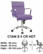 Kursi Direktur & Manager Indachi Cyan S II CR HDT