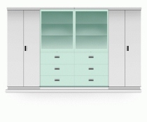 Multifile Cabinet System Alba MFC SDG – 360 (Kaca Sliding)